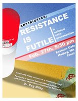 Picture of Antibiotic Resistance Science Cafe Poster